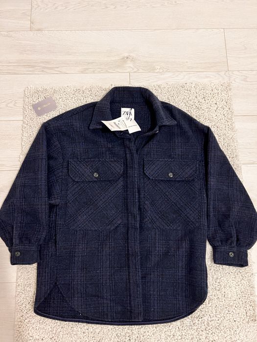 ZARA Jachetă din Flanelă