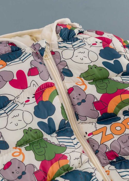 Детско яке с животни, Микс Цвят