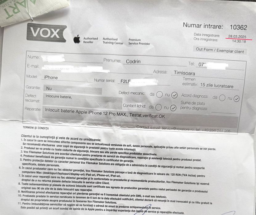 iPhone 12 Pro Max 256GB | Baterie nouă cu acte | Stare impecabilă
