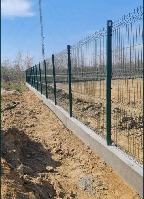Garduri și porți  facem garduri din plasă bordurată