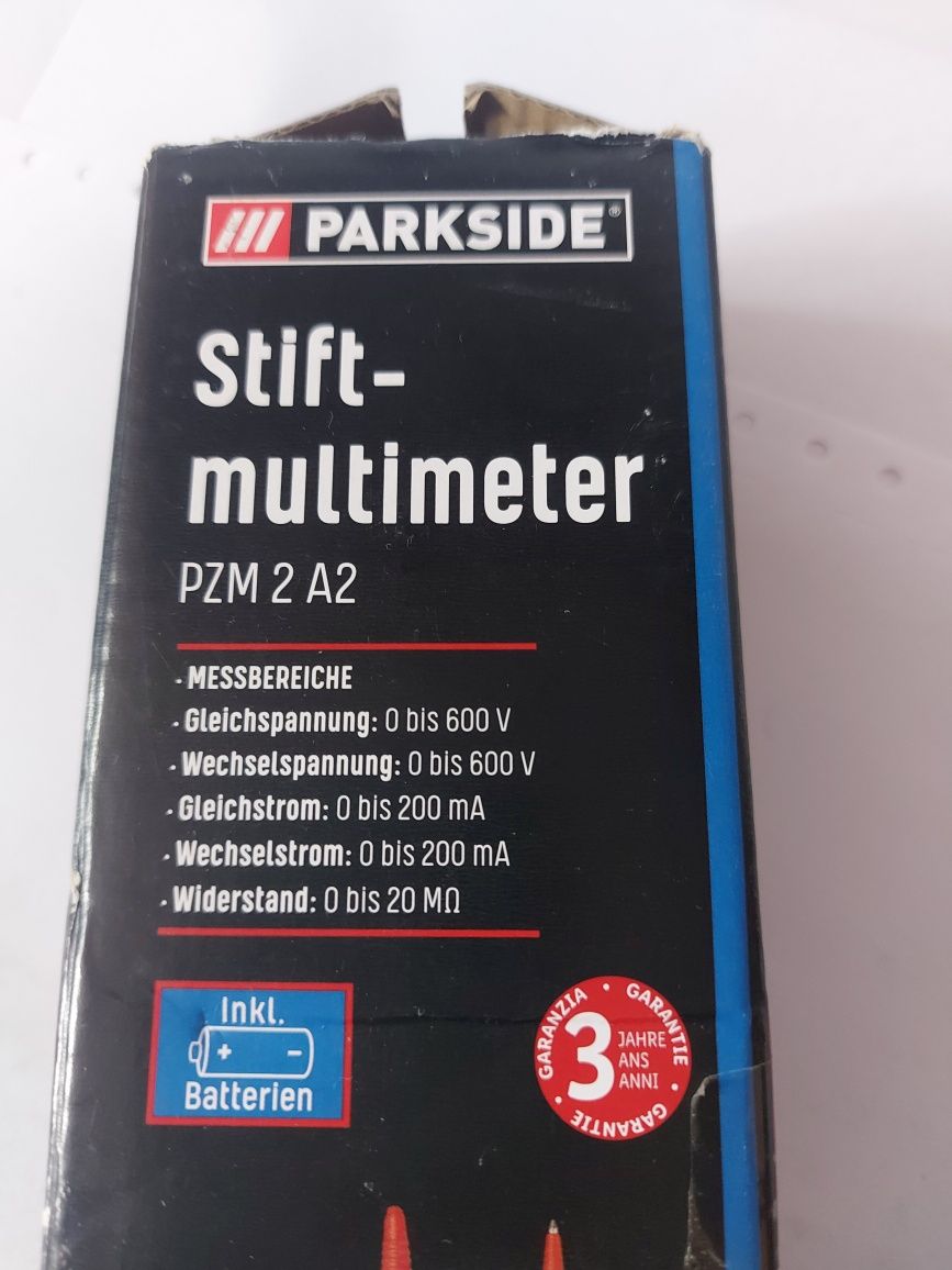 Multimetru Parkside PZM 2 A2, 245 x 44 x 38 mm, 0 - 200 mA