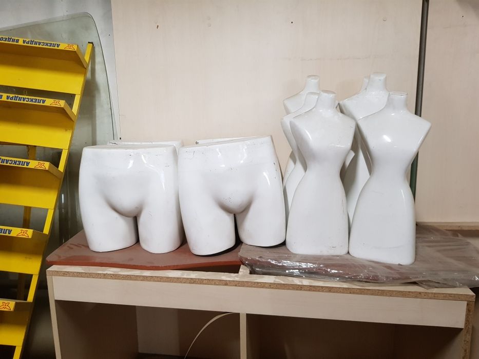 Манекени - дамски торсове, таз, малки манекени, закачалка, аларми