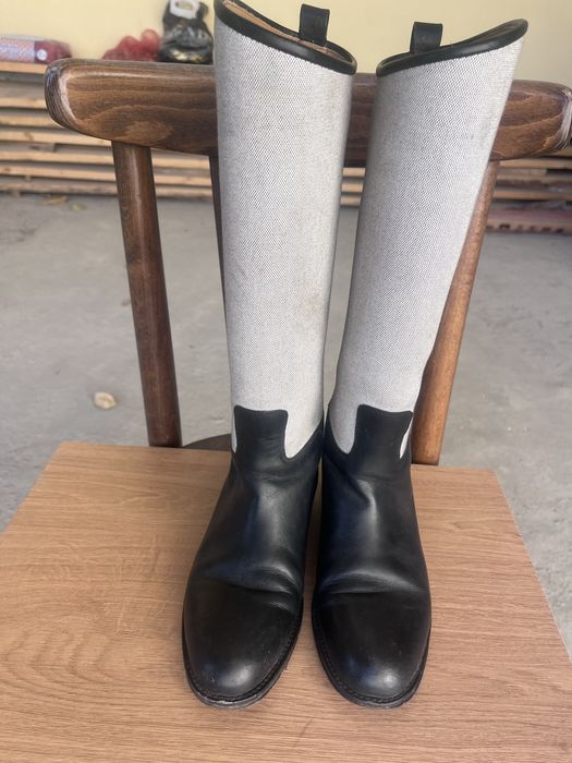 Женские сапоги Гермес Италия 37 размер.