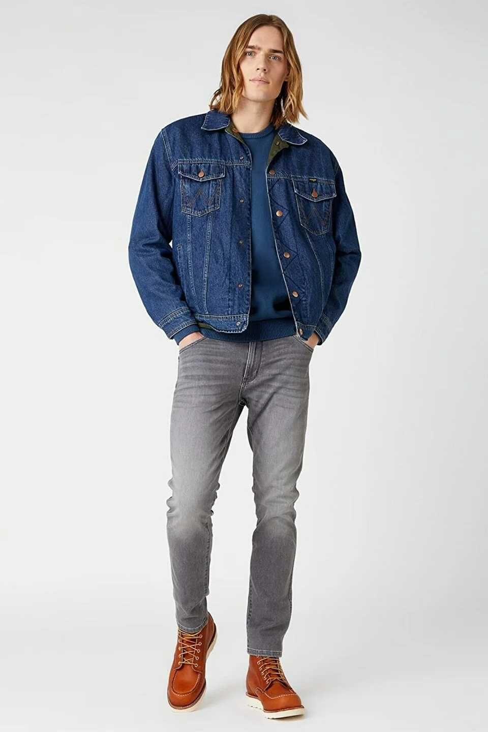 НОВО WRANGLER Hawkins Reversible Denim Jacket мъжко яке с 2 лица - L