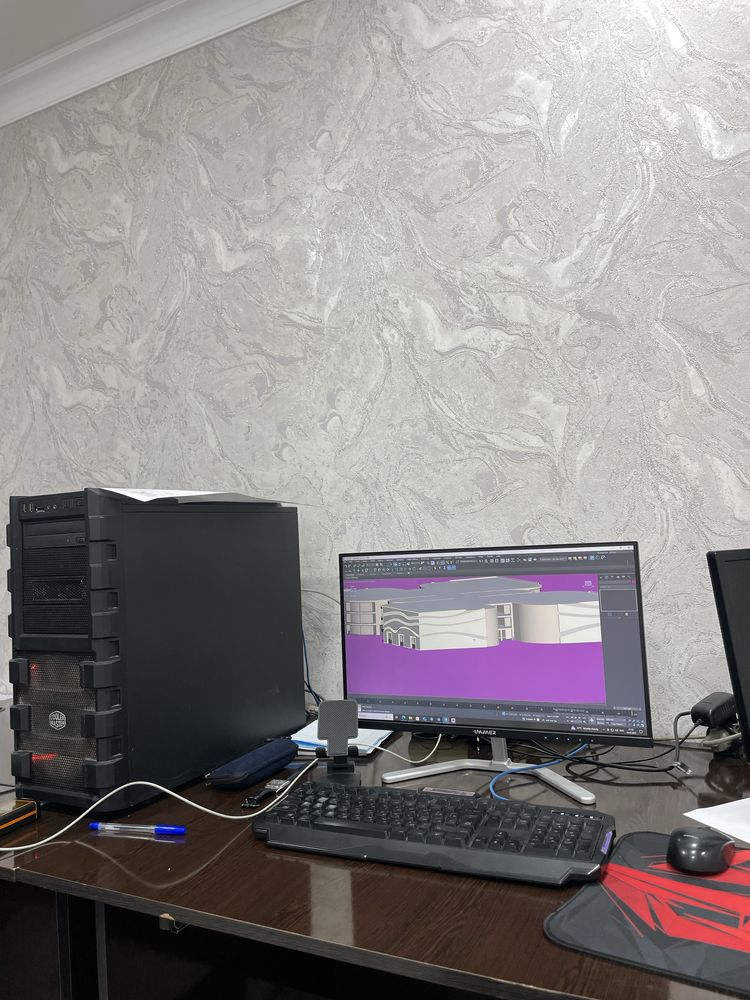 3d max va boshqa oyinlarga yaxshi, komplekt