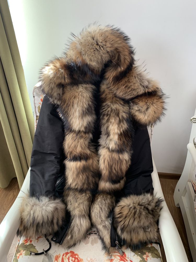 Haina blana Parka Cembelini Fashion