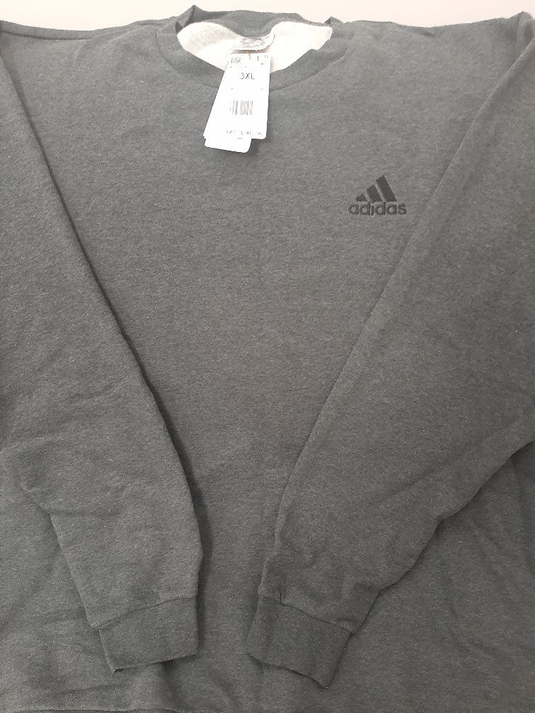 Толстовки ADIDAS фирменные ,оригинал 3 XL в сером и черном цвете