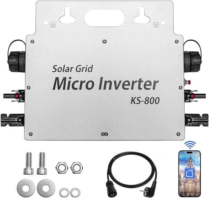 Micro Inverter solar 800W, WiFi+APP, 99.5 Eficenta,REDUS de la 1420RON
