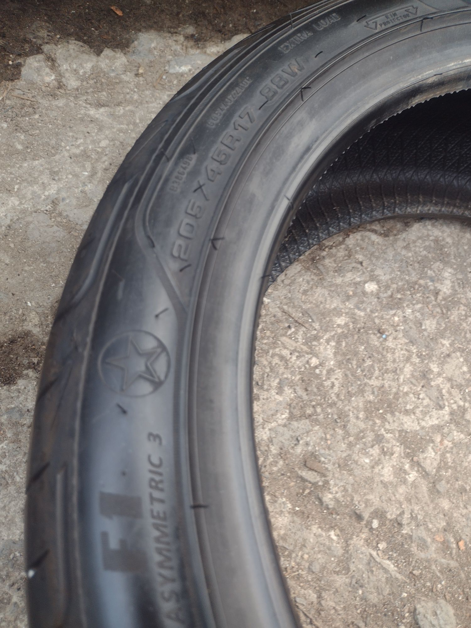 Почти нови 4бр.205/45/17 Good Year F1 Asum3 dot2222