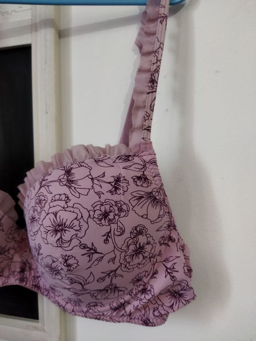 Sutien mov sexy model flori marimea S-M
