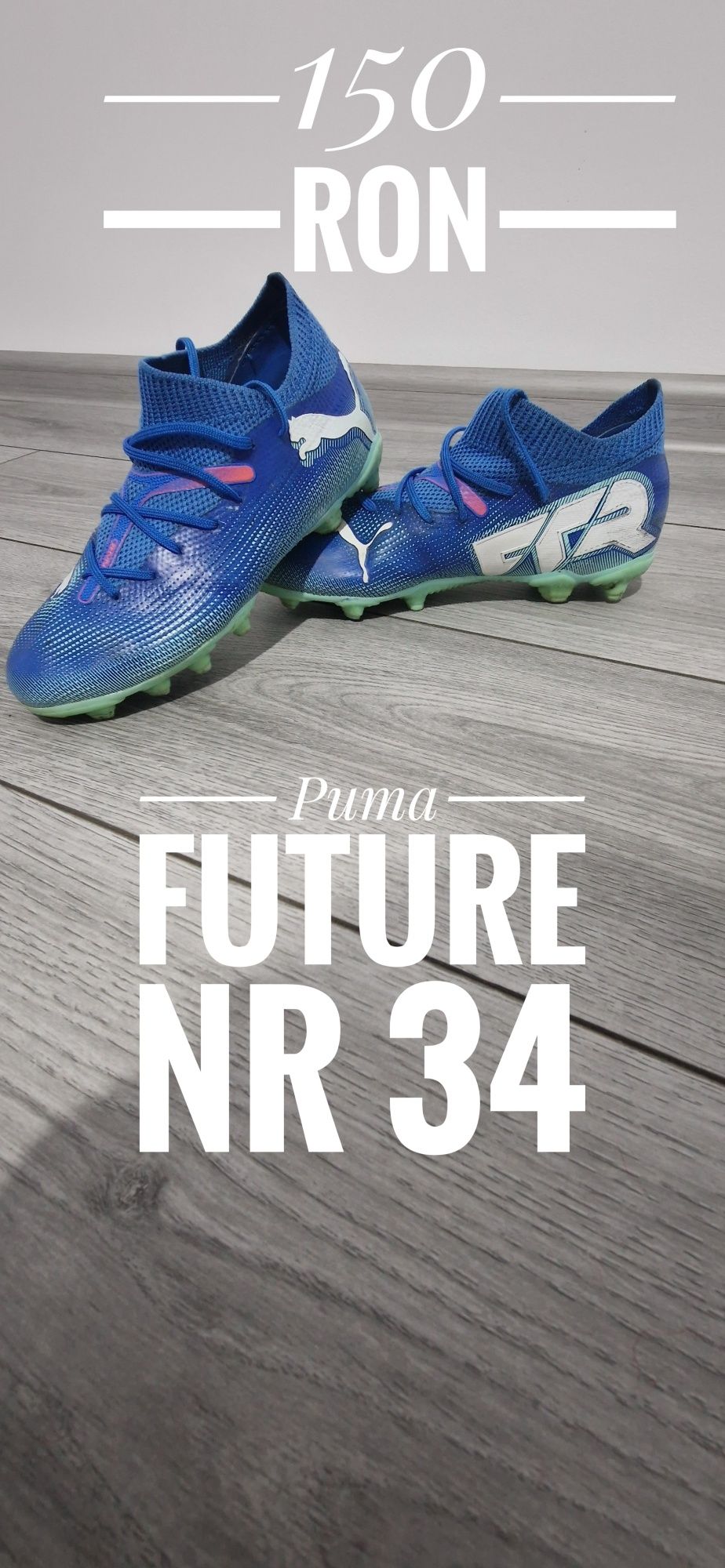 Ghete fotbal copii  Nike future nr 34