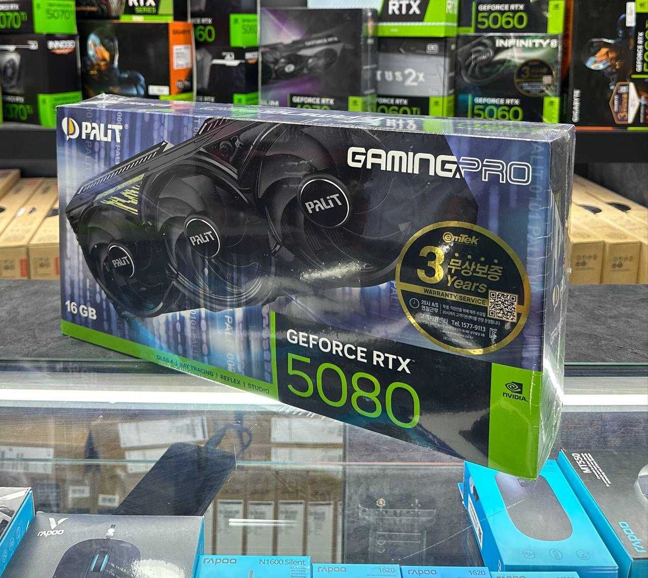 PNY NVIDIA GeForce RTX™ 5080 16GB 3x Overclocked Triple Fan Graphics