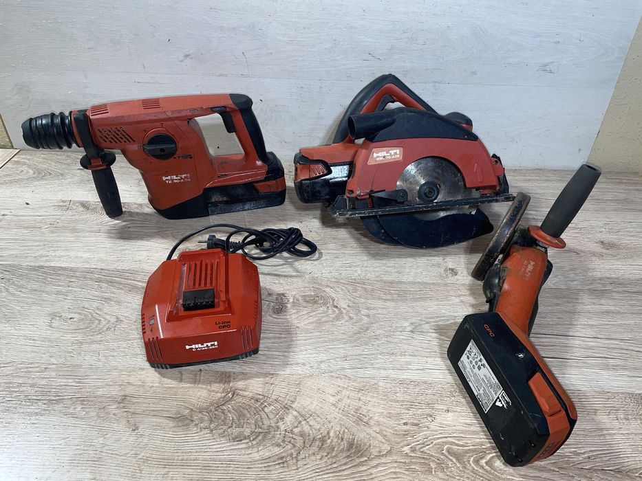Hilti te 30 + wsc70 + flex pret 2000 ron toate