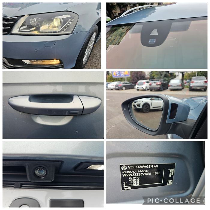 vw passat b 7 EURO 6-2013 Ventilatie Distronic Line Side Camera Keyles
