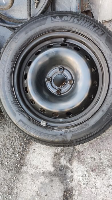 метални джанти 15 цола ,4 х100, 6,5J, ET43, центр отвор 56,6мм