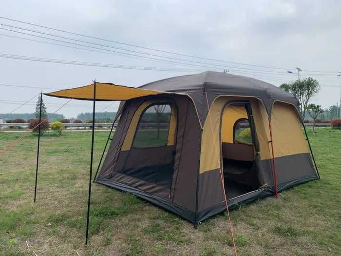 Палатка -шатер MIR-1610 8-местная (3,8м на 2,6м). Акция!