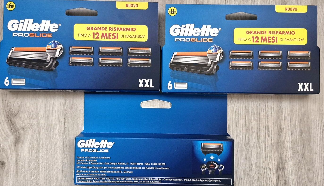 Rezerve Gillette Fusion, Proglide 6 rezerve