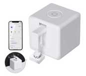 Buton MOES Fingerbot Plus, smart, compatibil Tuya/Alexa/Google, alb