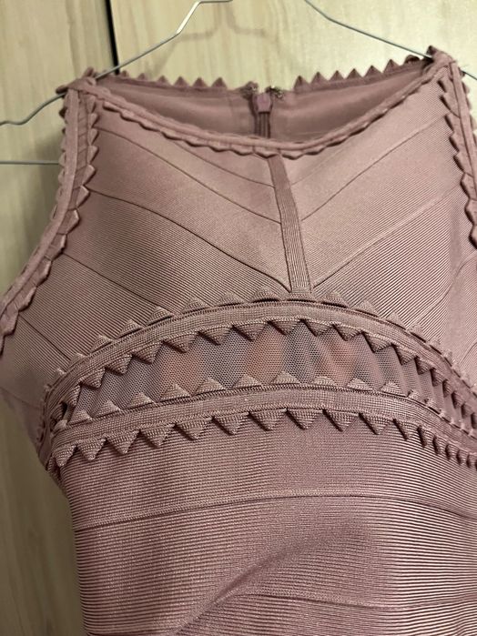 Бандажна Розова Рокля