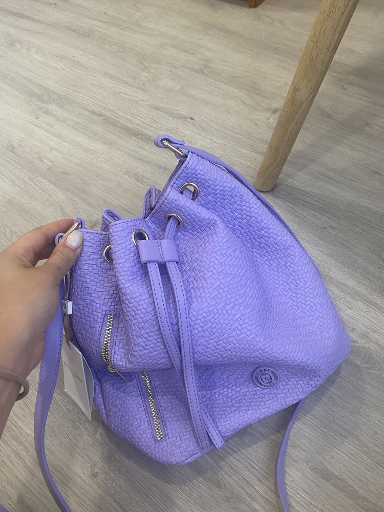 Дамска чанта Pierre Cardin лилава