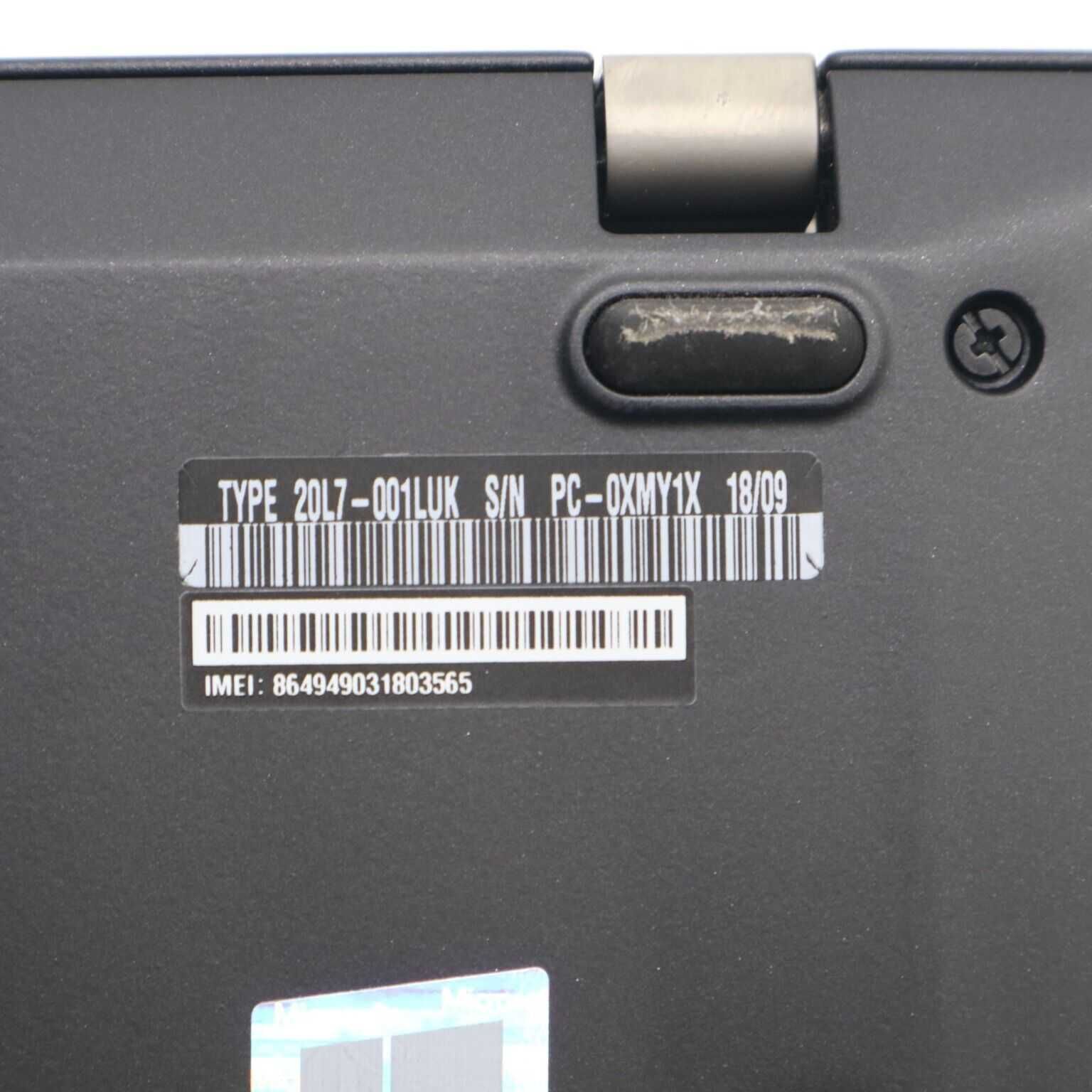 Лаптоп Lenovo T480S I7-8650U 16GB 512GB SSD ТЪЧСКРИЙН WINDOWS 10 / 11