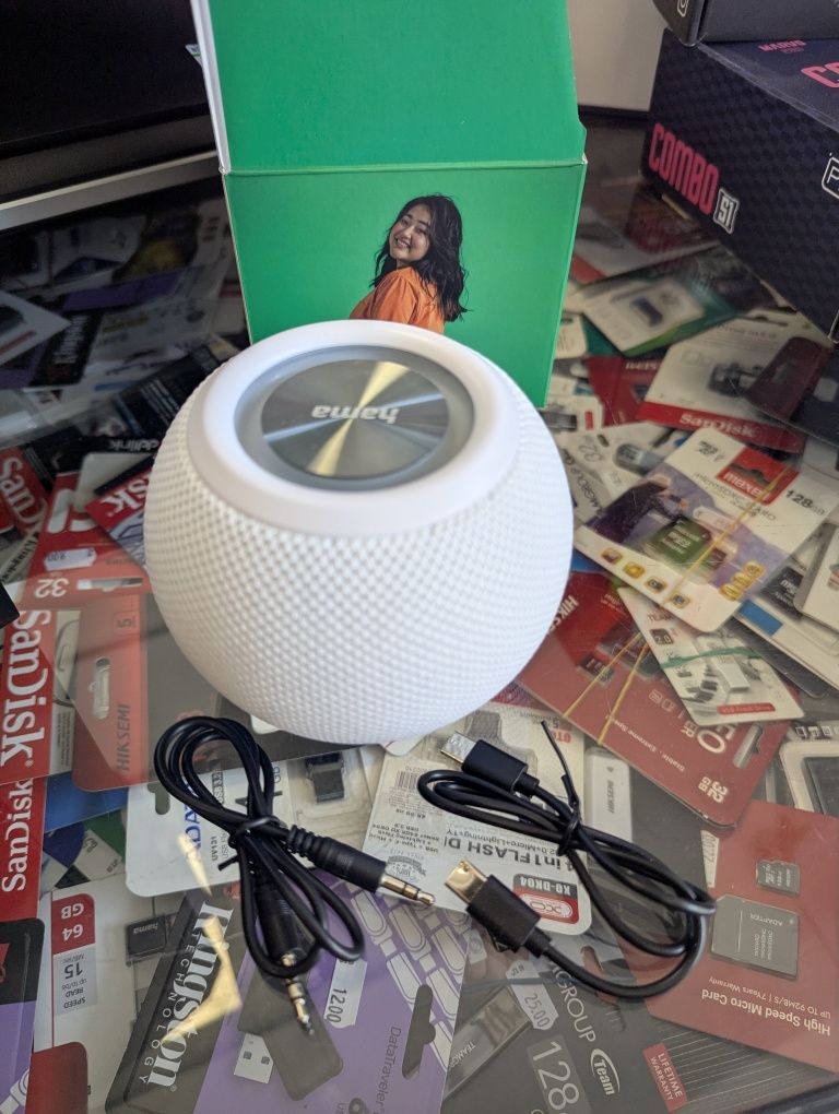 Чисто нова Bluetooth колонка Hama Ball Shape – перфектна за парти, пла