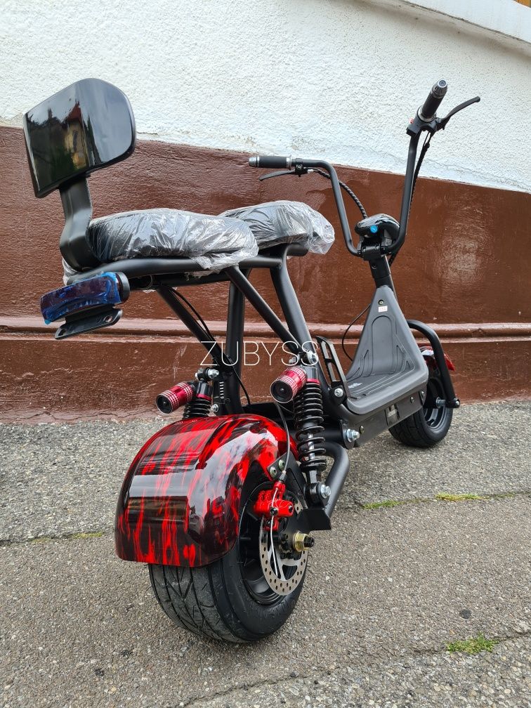 Scuter Mini harley electric pt copii 800W 48V viteza 40 km/h