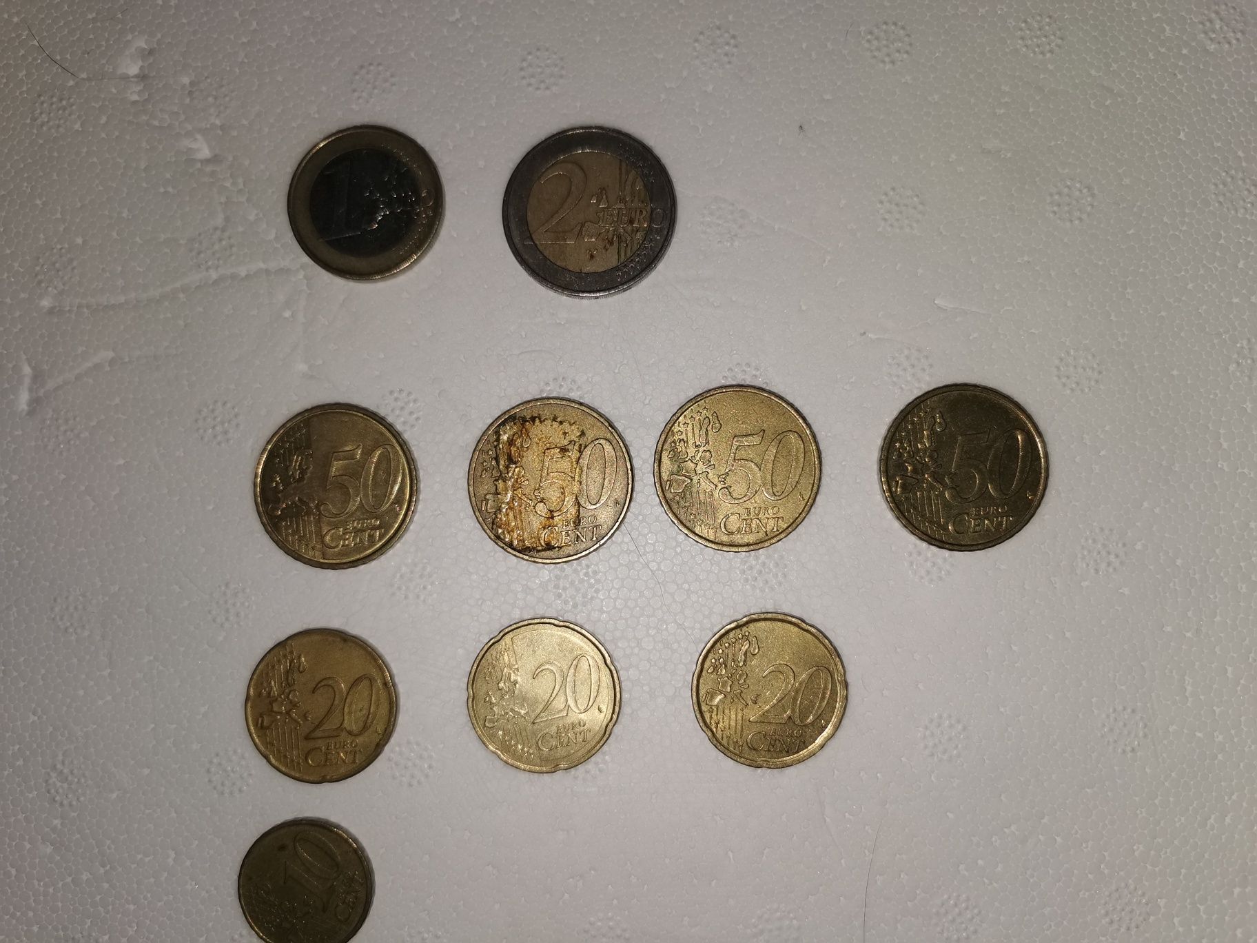 Vand monede rare  1 eur/2 eur/50 cent/20 cent/10 cent.