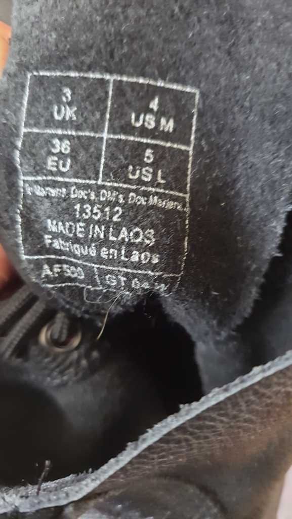 Ghete trendy full piele naturala Dr. Martens Pascal virginia marime 36