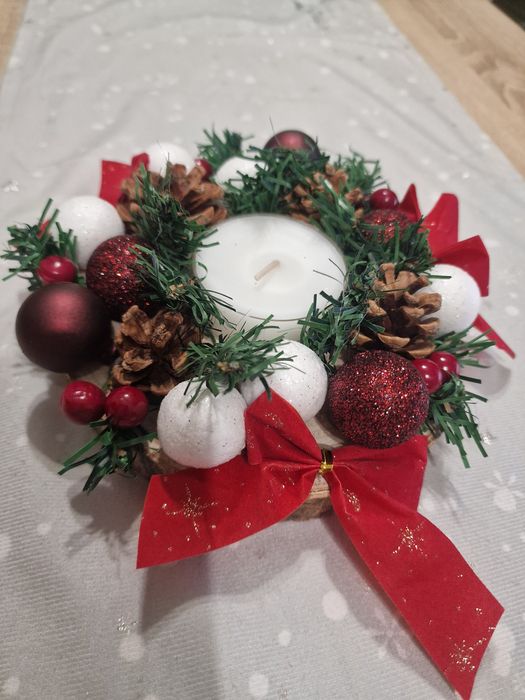 Празничен Коледен Свещник