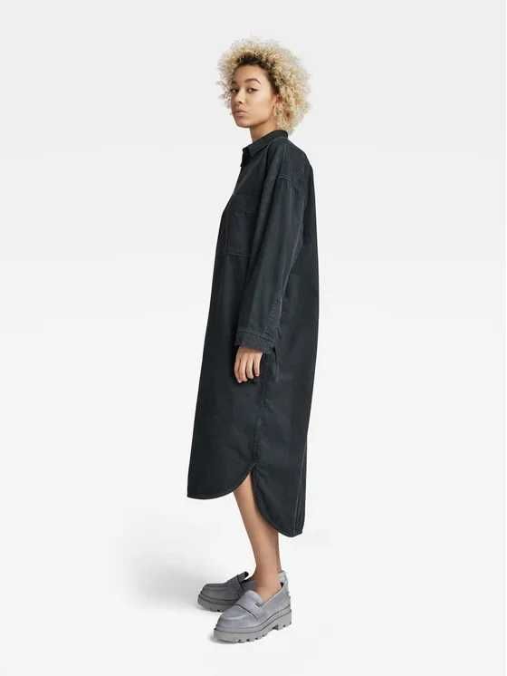 Рокля G-STAR Long Shirt Dress Cloack Gd Women