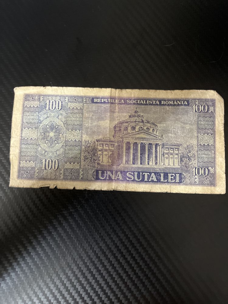 Bancnotă 100 de lei ani 1966