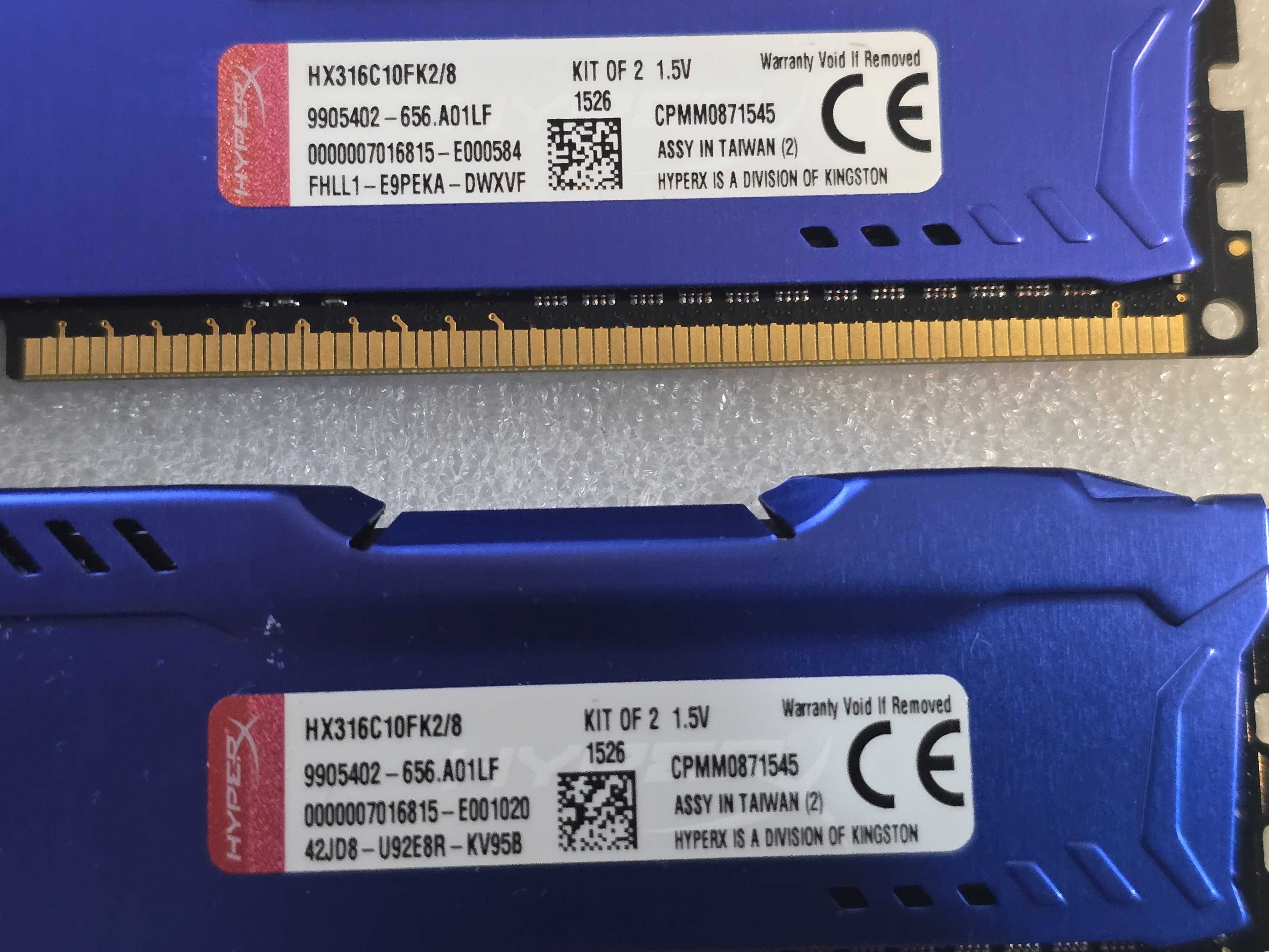 Memorie RAM desktop Kingston HyperX FURY 8GB (2x4GB) DDR3 1600MHz