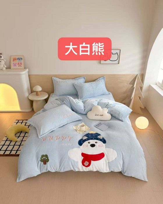 Зимнее постельное бельё тёплое