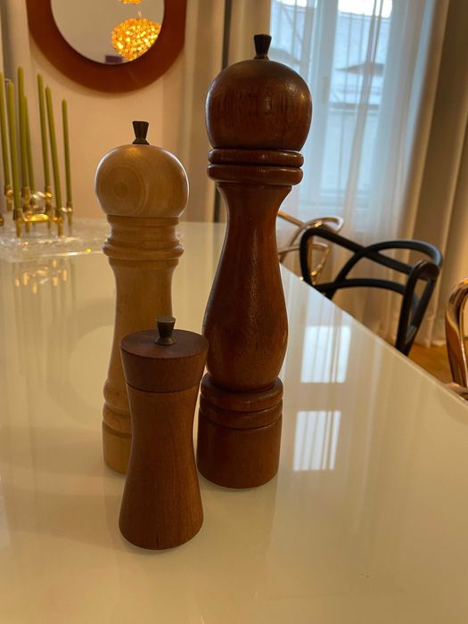 Dansk Design  Rășnițe moara pt sare și piper stil scandinav midcentury