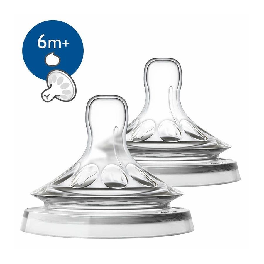 Соска Natural для густых жидкостей 6 мес+ Philips Avent (1 шт в уп-ке)