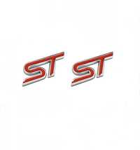 Set 2 buc. Embleme ST / Accesorii auto Ford / Sticker / Semn / Stema