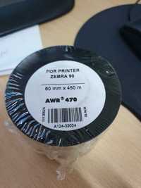 Риббоны wax для термотрансферных принтеров 60 мм х 450 м.