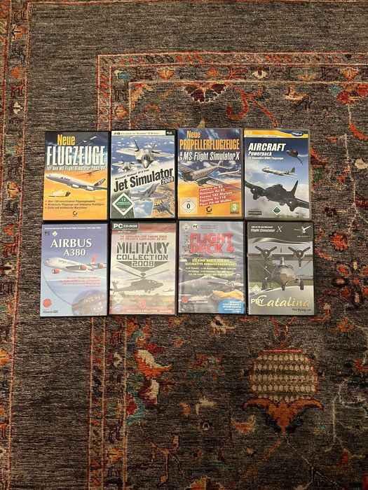 Colectie jocuri PC - Flight Simulator / Simulator zbor + Add ons