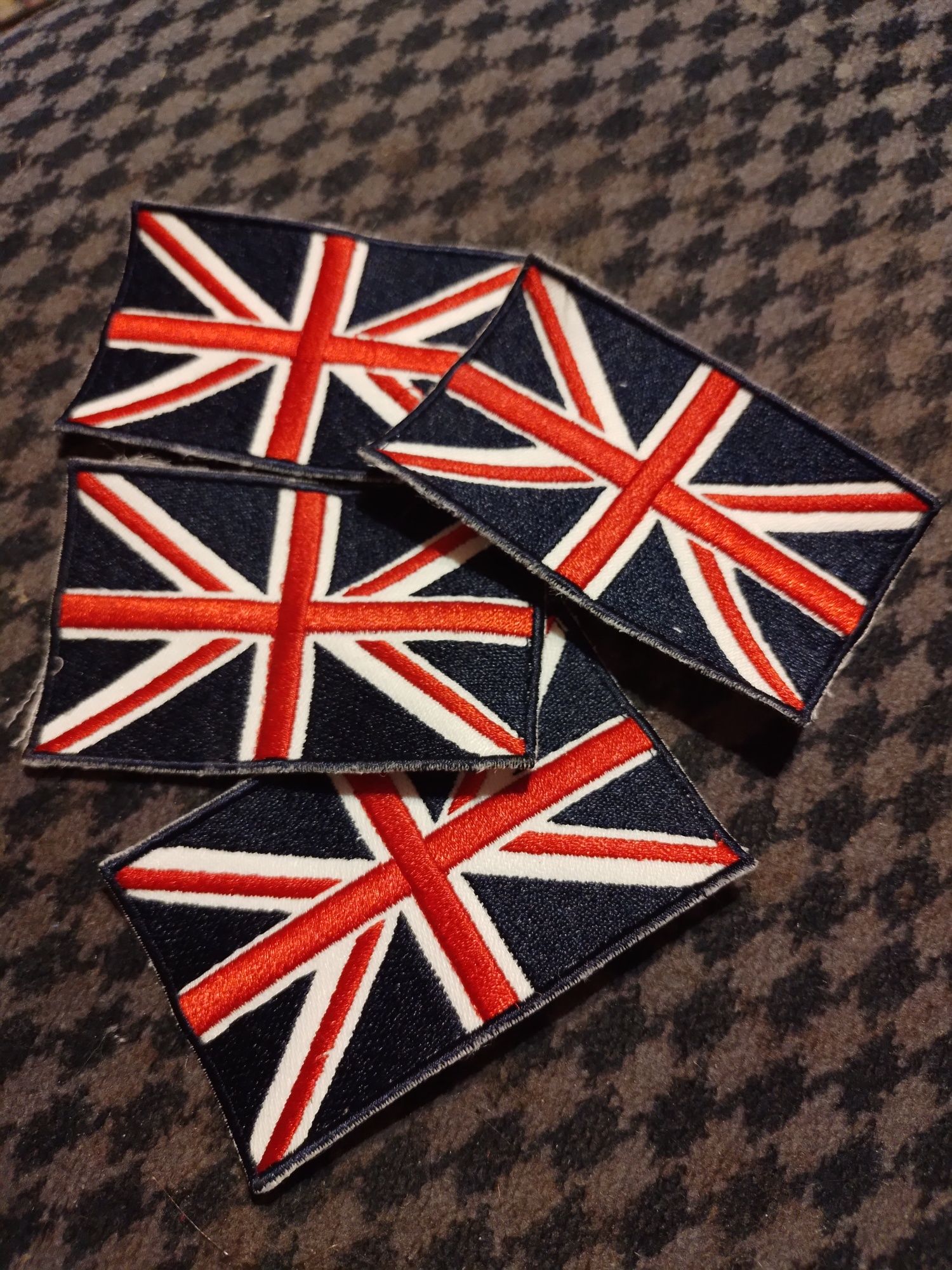 Emblema brodata petic textil  Union Jack