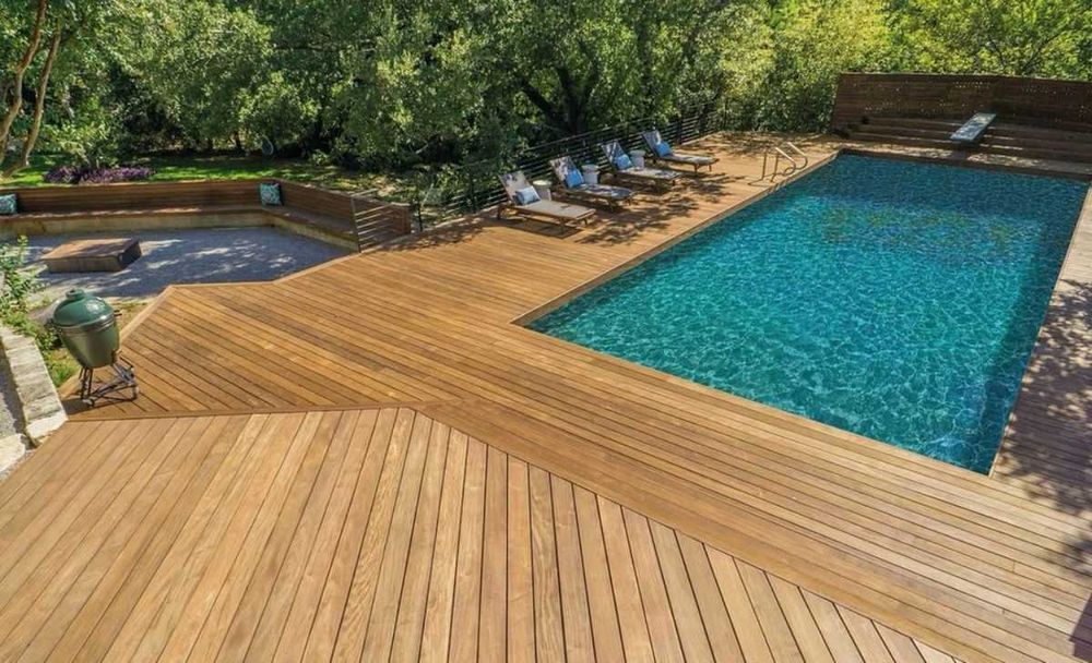 Deck terasa exotic Garapa neted 21x145x1200-6100 mm