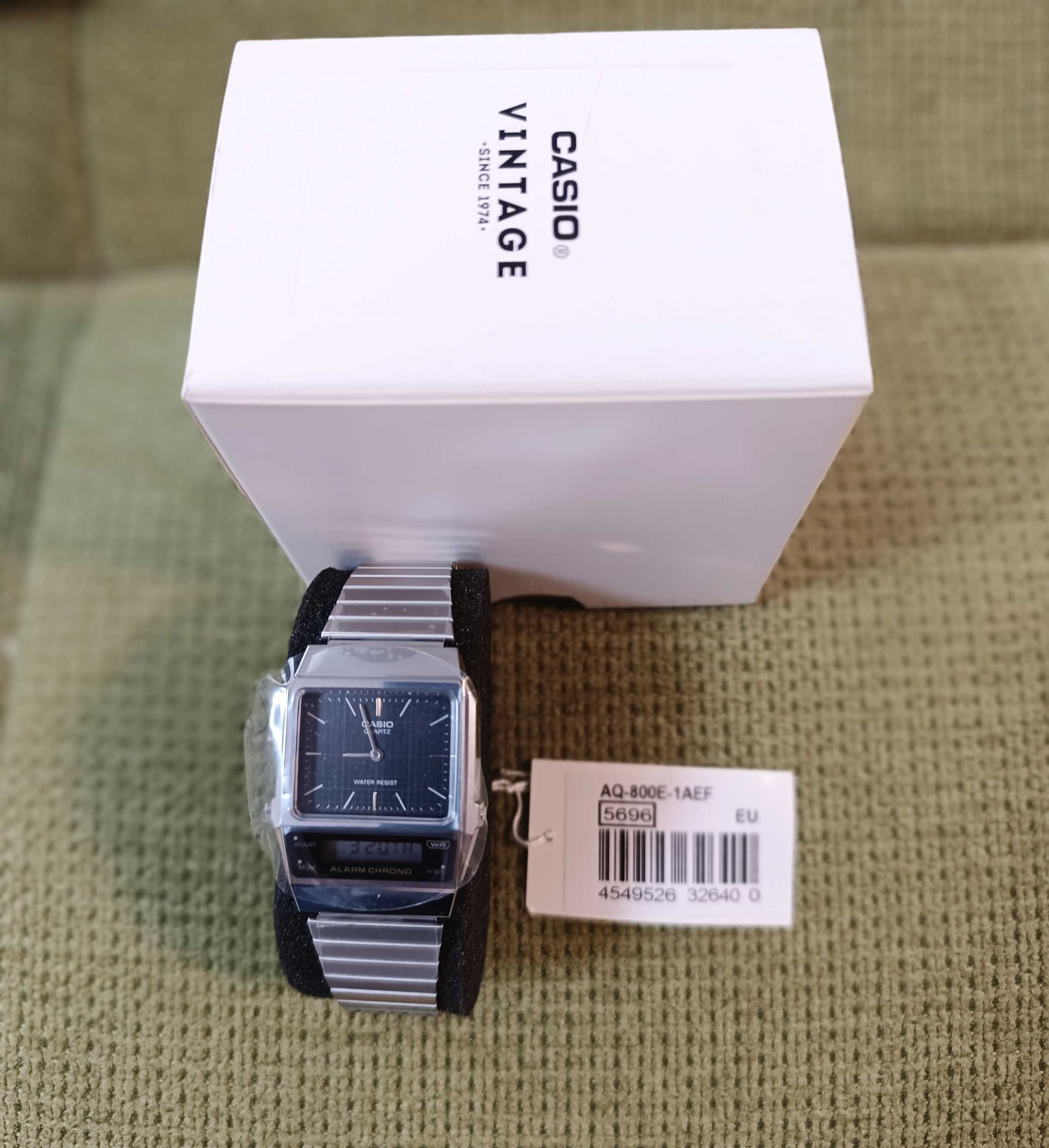 НОВ часовник Casio AQ-800E-1AEF Vintage, Мъжки часовник, 24м. Гаранция