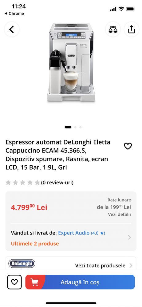 DeLonghi Eletta Top