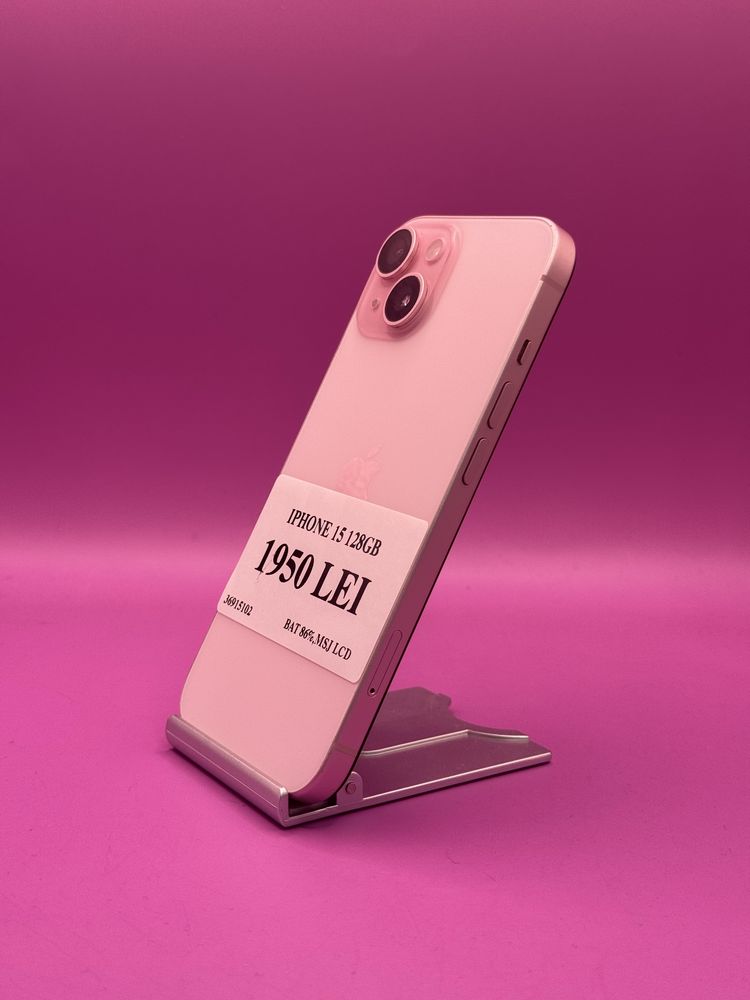 Iphone 15 128GB 86% MSG LCd•Amanet Matei Crangasi•36915
