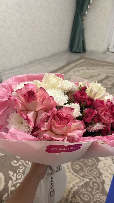 букет гул цветы розы 4000тг