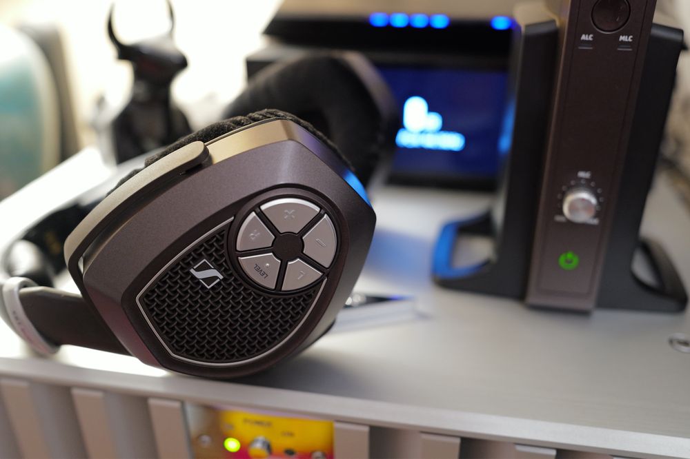 Casti Sennheiser RS 185 impecabile wireless bluetooth