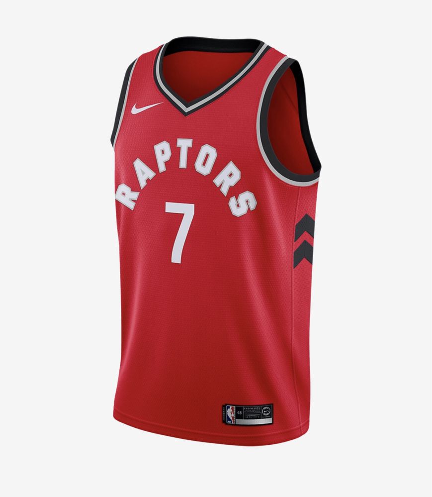 Nike NBA #7 Kyle Lowry Toronto Raptors Icon Edition Swingman Jersey