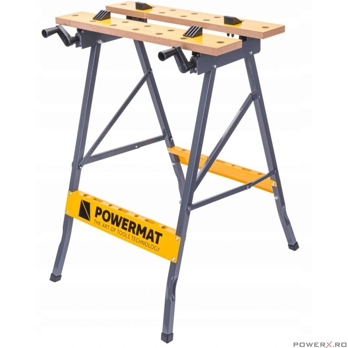 Masa de lucru, 100 kg/560 mm, reglabila pliabila pentru atelier,