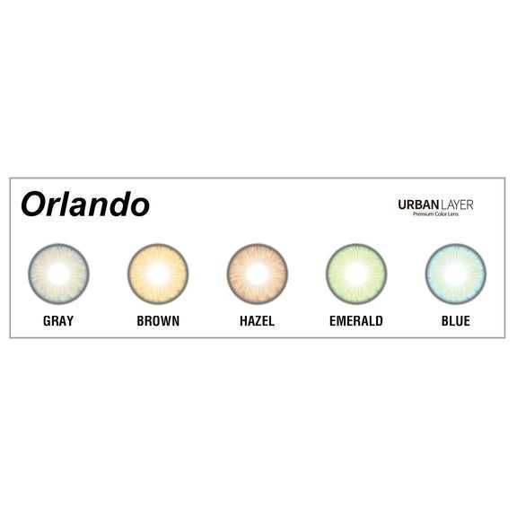 Orlando - lentile de contact colorate anuale, pachet complet