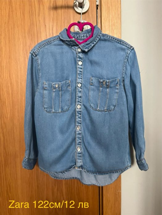 Зимно яке Zara , палто, блузи клинове, дънки 122 см